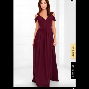 Make me move burgundy Lulus dress